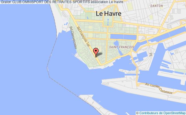 plan association Club Omnisport Des Retraites Sportifs Havre