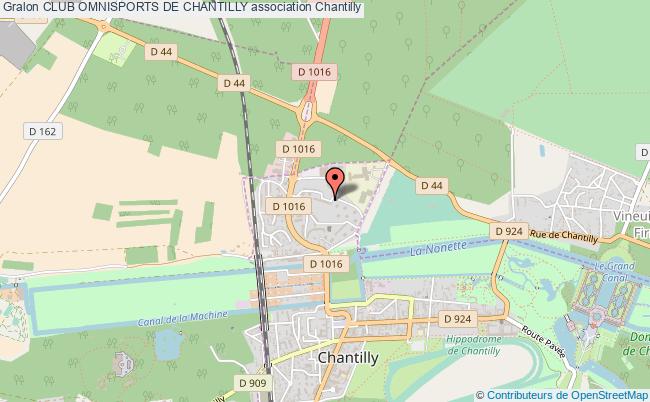 plan association Club Omnisports De Chantilly Chantilly