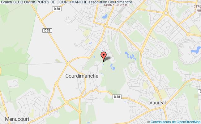plan association Club Omnisports De Courdimanche Courdimanche