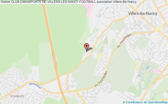 plan association Club Omnisports De Villers Les Nancy Football Villers-lès-Nancy
