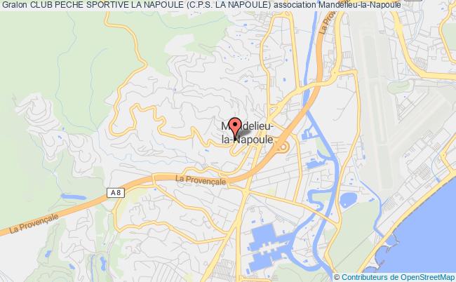 plan association Club Peche Sportive La Napoule (c.p.s. La Napoule) Mandelieu-la-Napoule