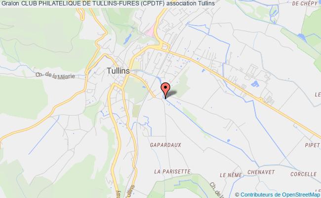 plan association Club Philatelique De Tullins-fures (cpdtf) Tullins