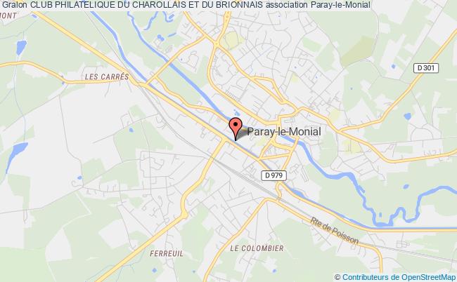 plan association Club Philatelique Du Charollais Et Du Brionnais Paray-le-Monial