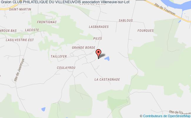 plan association Club Philatelique Du Villeneuvois Villeneuve-sur-Lot
