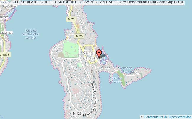plan association Club Philatelique Et Cartophile De Saint Jean Cap Ferrat Saint-Jean-Cap-Ferrat