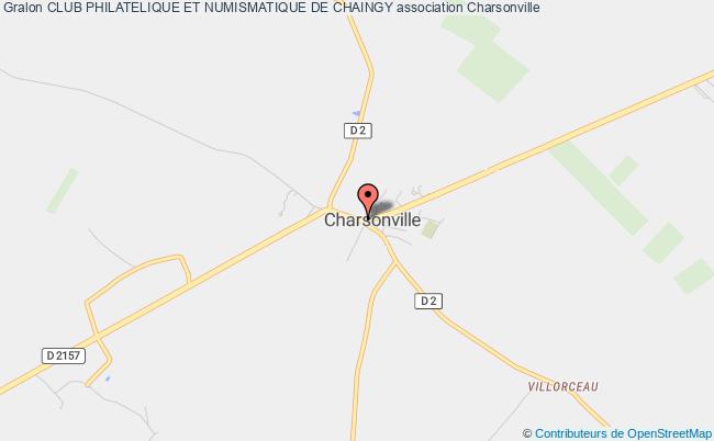 plan association Club Philatelique Et Numismatique De Chaingy Charsonville