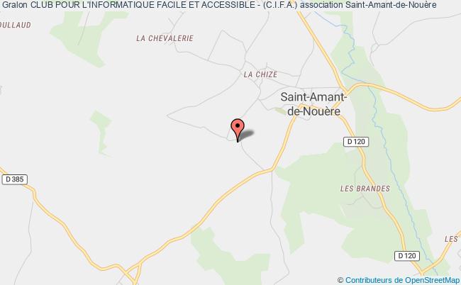 plan association Club Pour L'informatique Facile Et Accessible - (c.i.f.a.) Saint-Amant-de-Nouère