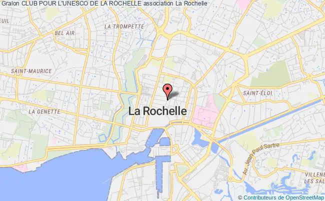 plan association Club Pour L'unesco De La Rochelle La    Rochelle
