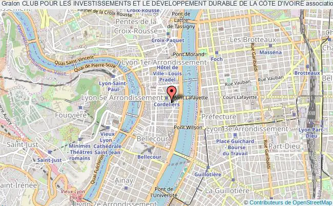 plan association Club Pour Les Investissements Et Le DÉveloppement Durable De La CÔte D'ivoire Lyon