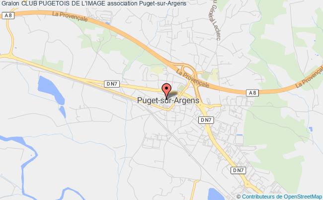 plan association Club Pugetois De L'image Puget-sur-Argens