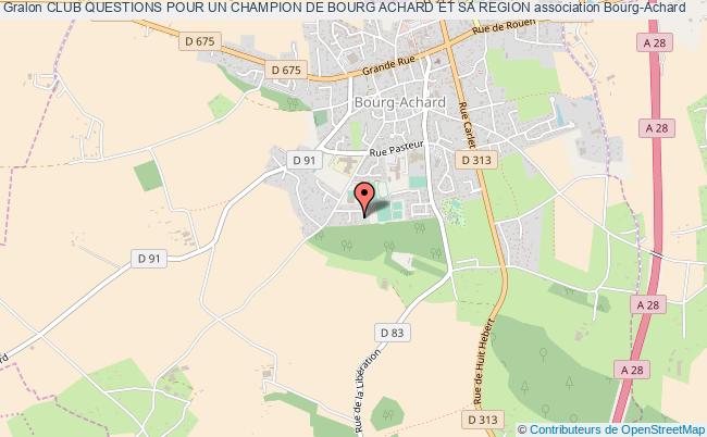 plan association Club Questions Pour Un Champion De Bourg Achard Et Sa Region Bourg-Achard