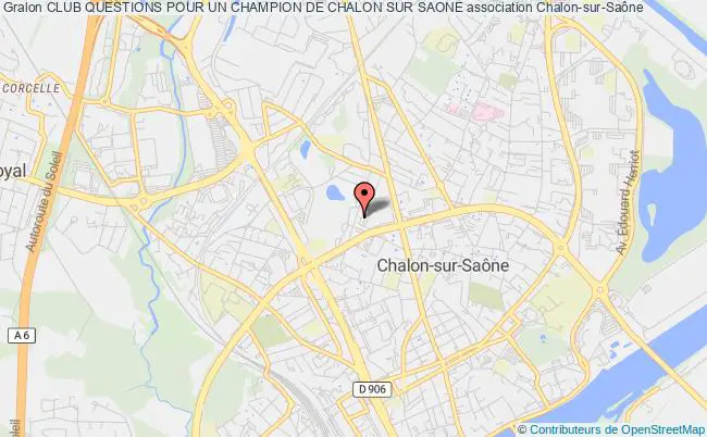 plan association Club Questions Pour Un Champion De Chalon Sur Saone Chalon-sur-Saône