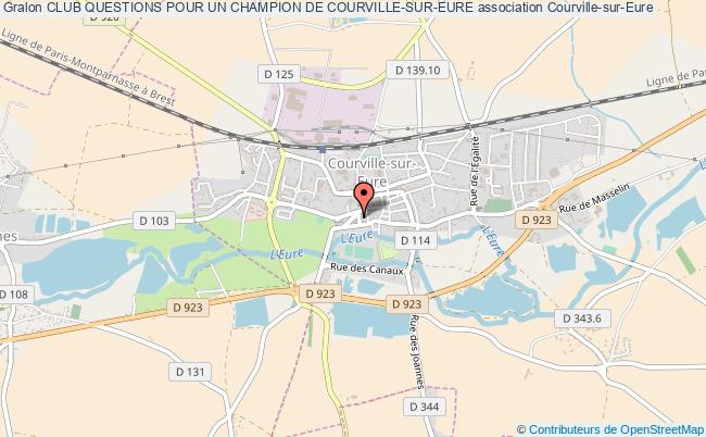 plan association Club Questions Pour Un Champion De Courville-sur-eure Courville-sur-Eure