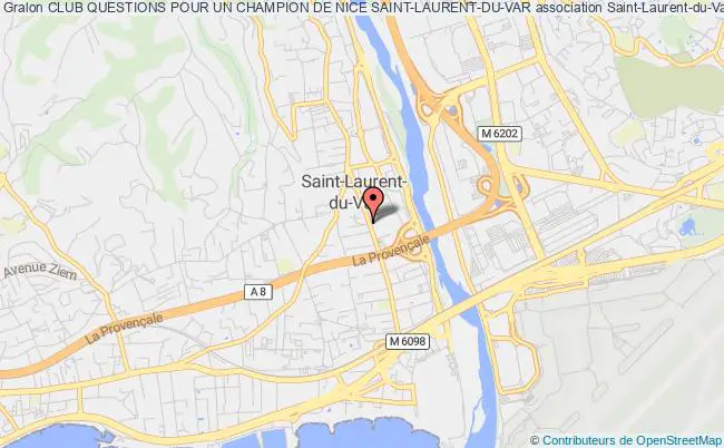 plan association Club Questions Pour Un Champion De Nice Saint-laurent-du-var Saint-Laurent-du-Var