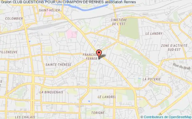 plan association Club Questions Pour Un Champion De Rennes Rennes