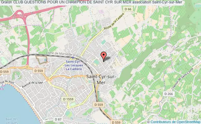 plan association Club Questions Pour Un Champion De Saint Cyr Sur Mer Saint-Cyr-sur-Mer