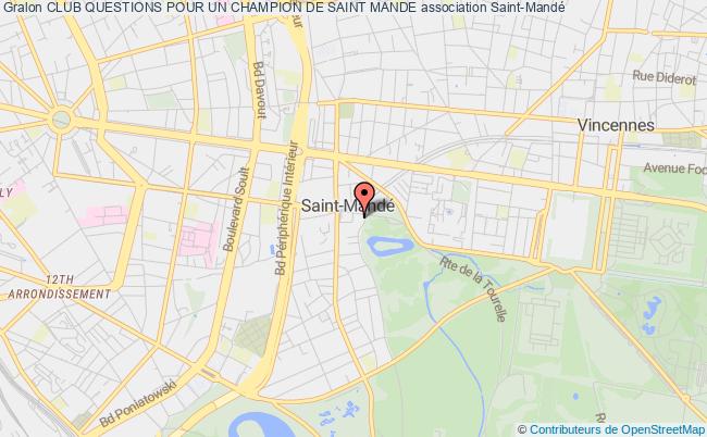plan association Club Questions Pour Un Champion De Saint Mande Saint-Mandé