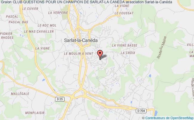 plan association Club Questions Pour Un Champion De Sarlat-la Caneda Sarlat-la-Canéda