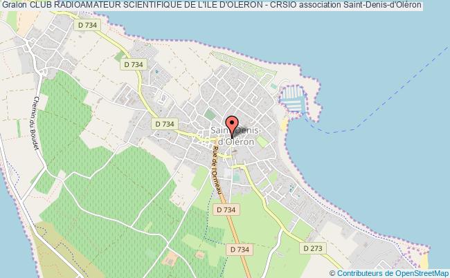 plan association Club Radioamateur Scientifique De L'ile D'oleron - Crsio Saint-Denis-d'Oléron