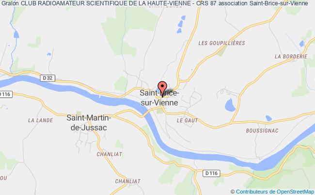 plan association Club Radioamateur Scientifique De La Haute-vienne - Crs 87 Saint-Brice-sur-Vienne