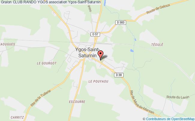 plan association Club Rando Ygos Ygos-Saint-Saturnin