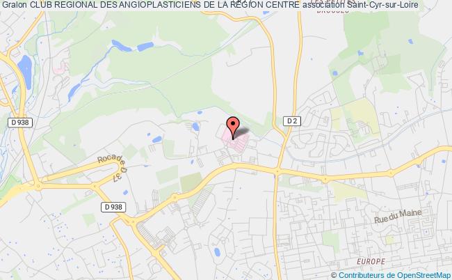 plan association Club Regional Des Angioplasticiens De La Region Centre Saint-Cyr-sur-Loire