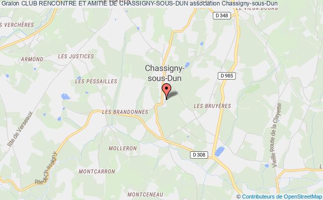 plan association Club Rencontre Et Amitie De Chassigny-sous-dun Chassigny-sous-Dun