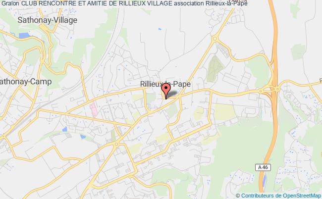 plan association Club Rencontre Et Amitie De Rillieux Village Rillieux-la-Pape