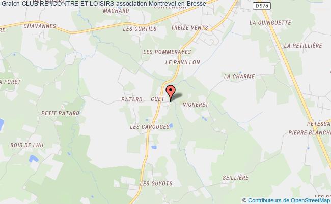 plan association Club Rencontre Et Loisirs Montrevel-en-Bresse