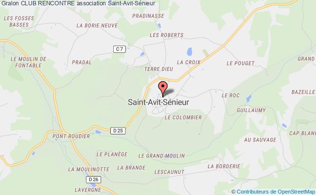 plan association Club Rencontre Saint-Avit-Sénieur
