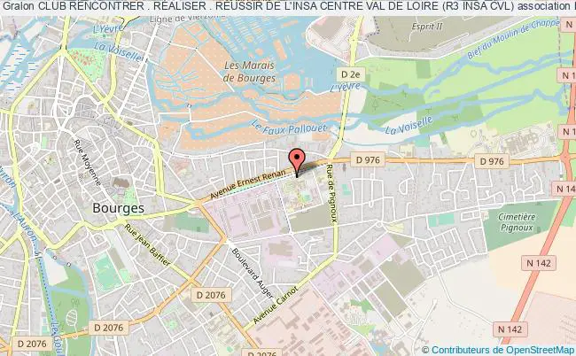 plan association Club Rencontrer . RÉaliser . RÉussir De L'insa Centre Val De Loire (r3 Insa Cvl) Bourges