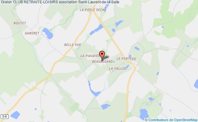 plan association Club Retraite-loisirs Saint-Laurent-de-la-Salle
