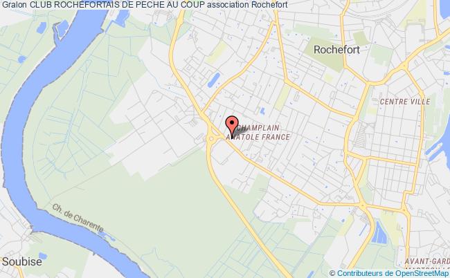 plan association Club Rochefortais De Peche Au Coup Rochefort