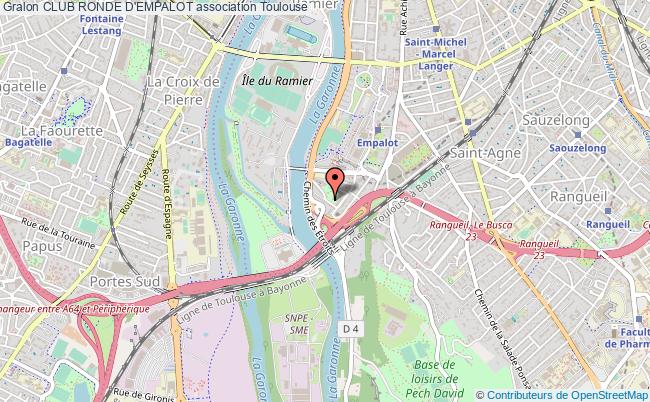 plan association Club Ronde D'empalot Toulouse