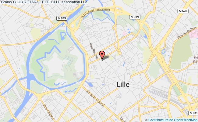 plan association Club Rotaract De Lille Lille