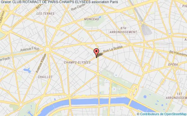 plan association Club Rotaract De Paris-champs ElysÉes PARIS