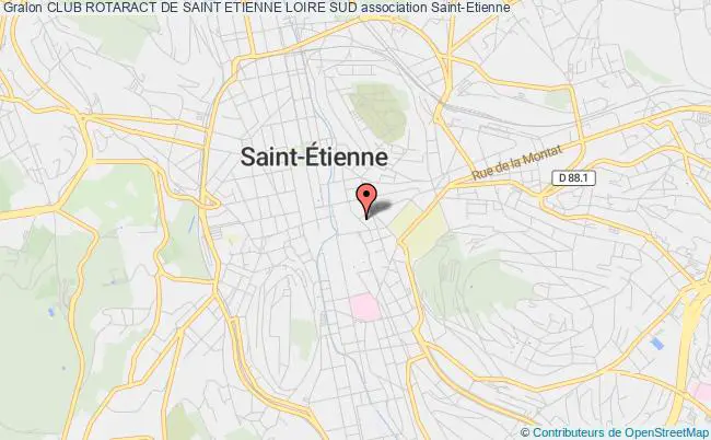 plan association Club Rotaract De Saint Etienne Loire Sud Saint-Étienne