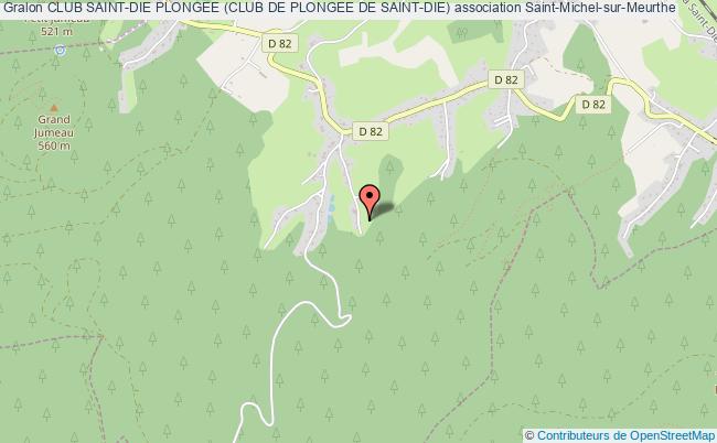 plan association Club Saint-die Plongee (club De Plongee De Saint-die) Saint-Michel-sur-Meurthe