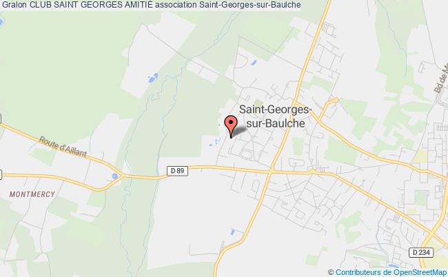 plan association Club Saint Georges AmitiÉ Saint-Georges-sur-Baulche