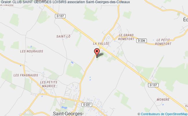 plan association Club Saint Georges Loisirs Saint-Georges-des-Coteaux