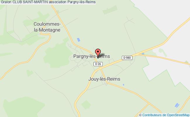plan association Club Saint-martin Pargny-lès-Reims