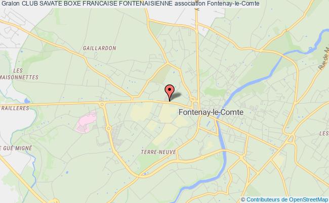 plan association Club Savate Boxe Francaise Fontenaisienne Fontenay-le-Comte
