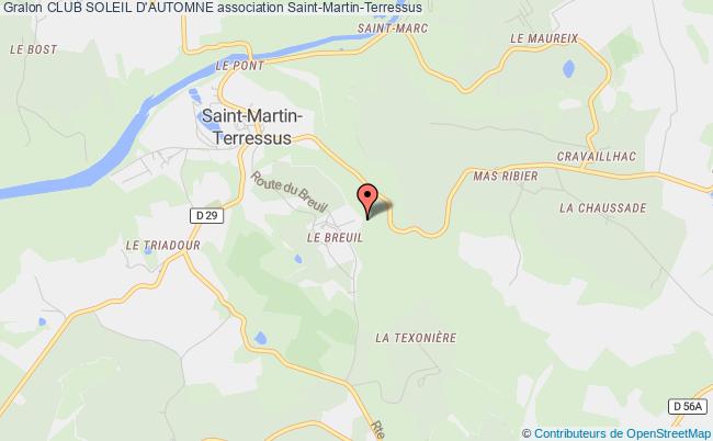 plan association Club Soleil D'automne Saint-Martin-Terressus