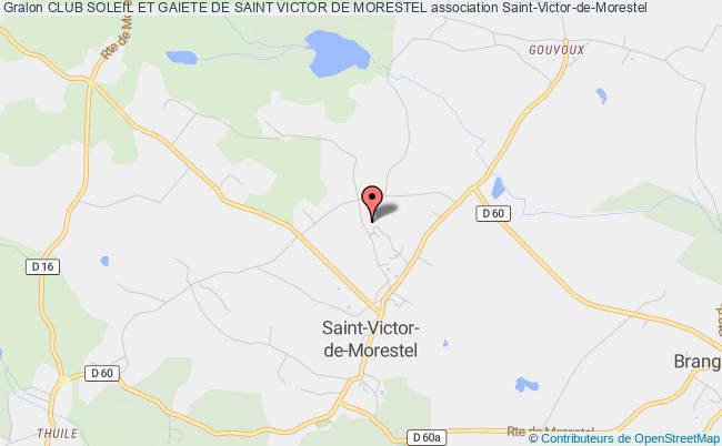 CLUB SOLEIL ET GAIETE DE SAINT VICTOR DE MORESTEL
