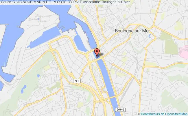plan association Club Sous-marin De La Cote D'opale Boulogne-sur-Mer