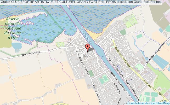 plan association Club Sportif Artistique Et Culturel Grand Fort Philippois Grand-Fort-Philippe