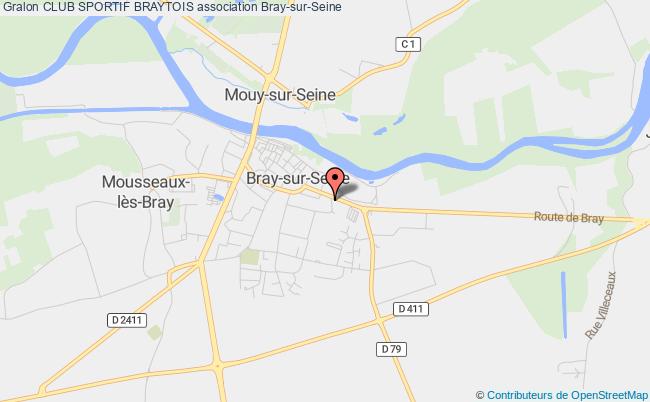 plan association Club Sportif Braytois Bray-sur-Seine