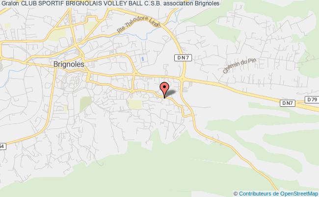 plan association Club Sportif Brignolais Volley Ball C.s.b. Brignoles