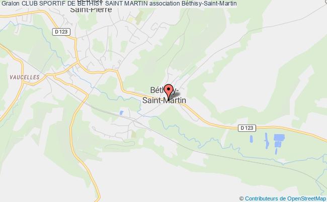 plan association Club Sportif De Bethisy Saint Martin Béthisy-Saint-Martin