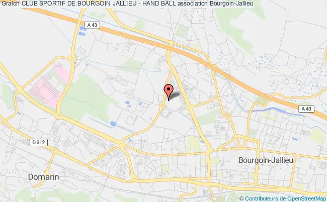 plan association Club Sportif De Bourgoin Jallieu - Hand Ball Bourgoin-Jallieu